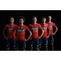 Maillot Bahrain Merida 2018 BodyFit Pro Evo Rojo