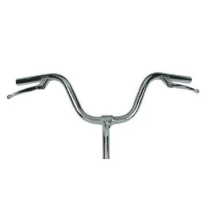 Manillar Acero Bici Clasica Plegable Cromado C/ Manetas De Freno 1 Manillar Acero Bici Clasica Plegable Cromado C/ Manetas De Freno