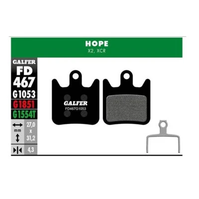 PASTILLAS DE FRENO FD-467 GALFER 1 PASTILLAS DE FRENO FD-467 GALFER