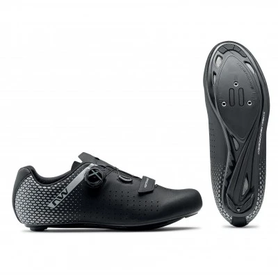 ZAPATOS CARRETERA NORTHWAVE CORE PLUS 2 BLK/SLV 1 ZAPATOS CARRETERA NORTHWAVE CORE PLUS 2 BLK/SLV